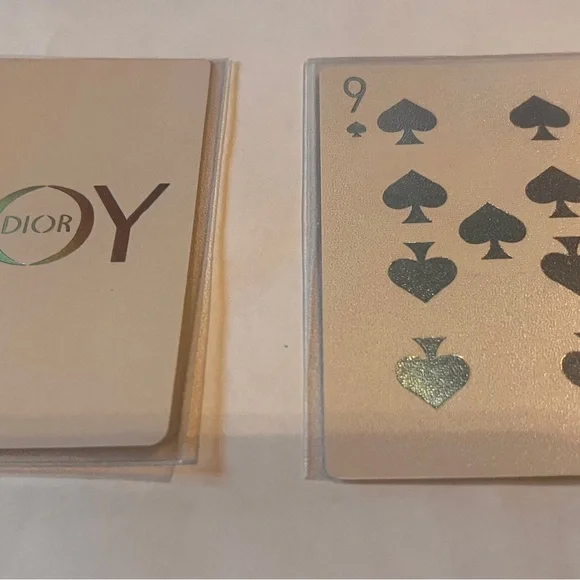 Dior | Toys | 9 Spades Dior Joy Holographic Playing Cards Dior Luxury ...